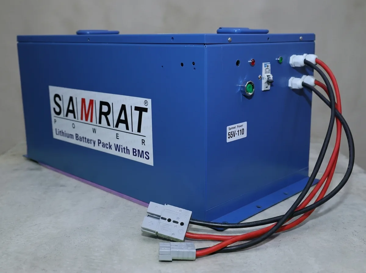 Samrat Power customized lithium battery pack with BMS